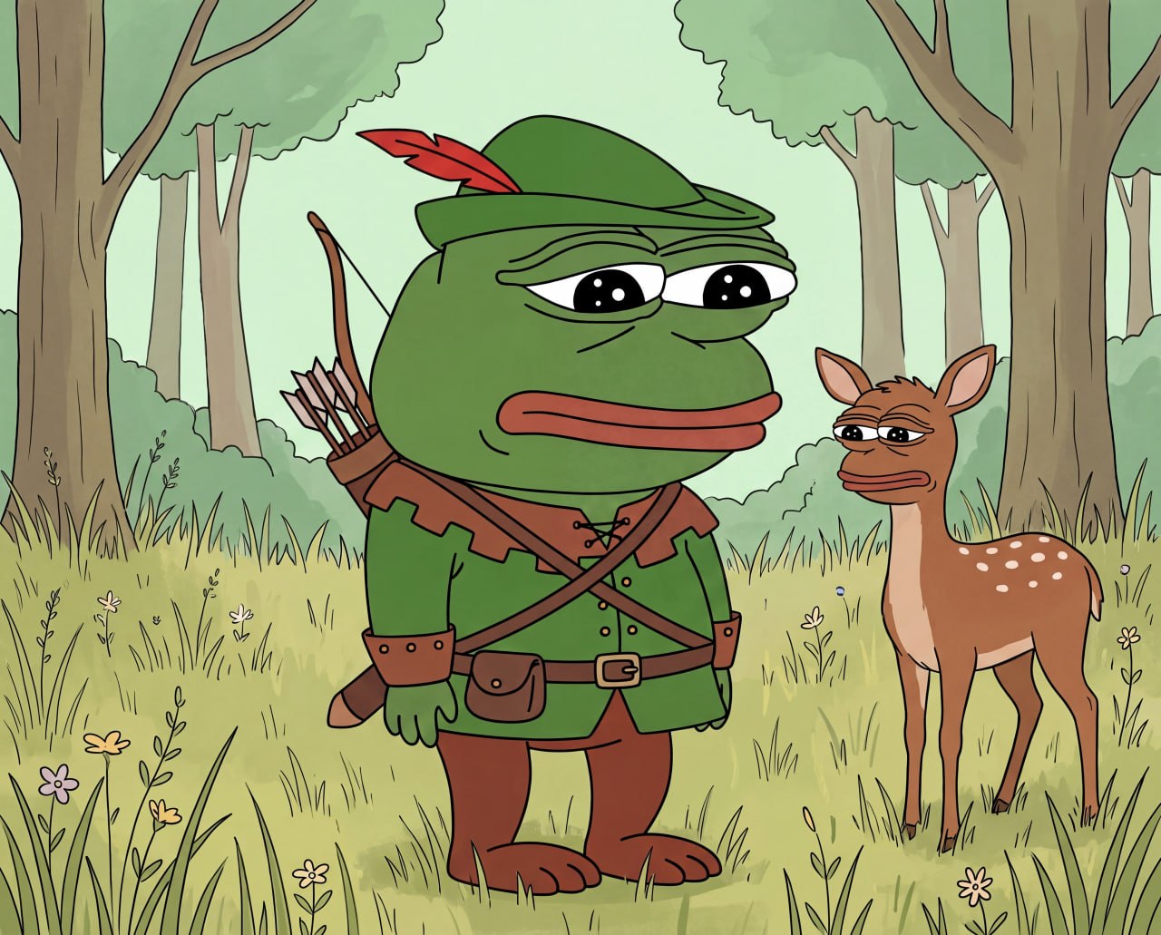 the deer gets it